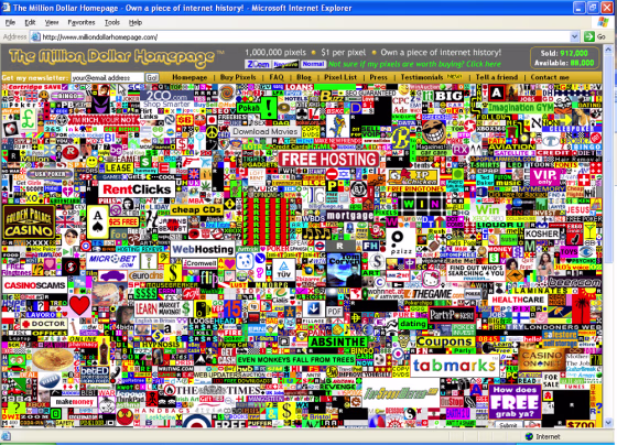 Some of the advertisers first bought spots on the page as a lark, only to discover they were receiving significant Web hits.