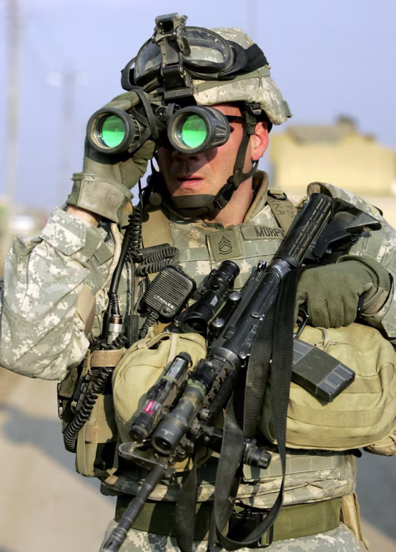 A soldier of the Explosive Ordinance Dis