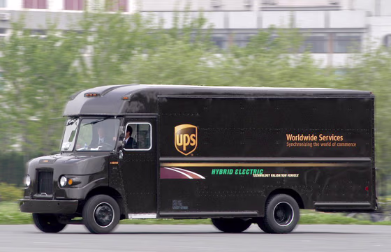 UPS has tested hybrid delivery vans like this one over the last few years and plans to buy 50 this year.