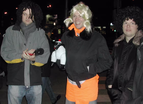 Marc Burridge, a British engineer forced by friends to dress up, and his friends headed off to Bratislava, Slovakia for his bachelor party. Cheap airfares in Europe have made trips like this one possible for hundreds of thousands of Europeans.
