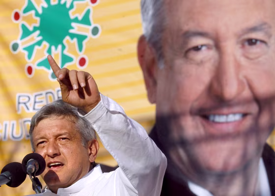 Mexican presidential candidate Andres Ma