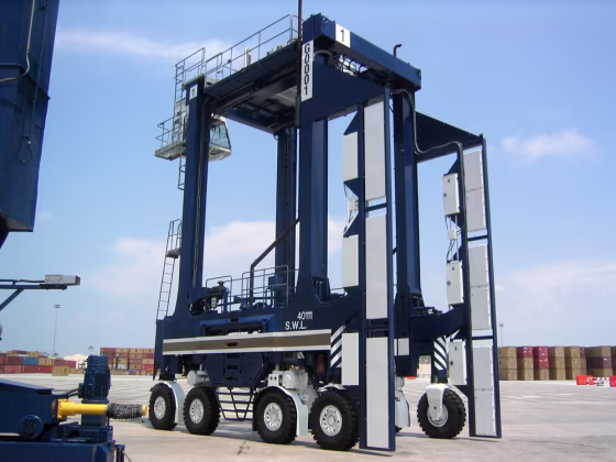 A Hong Kong-based company is being contracted to manage the use of radiation detectors like this one to scan cargo containers in the Bahamas that are destined for the United States.