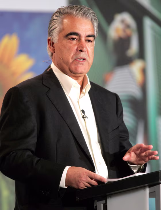 Kodak CEO Antonio Perez speaks at the Consumer Electronics Show in Las Vegas