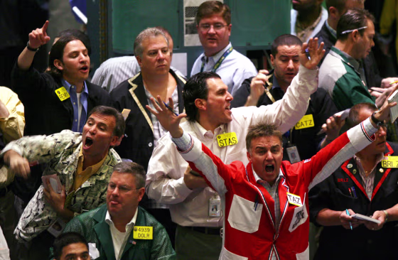 Traders work in the crude oil futures pit of the New York Mercantile Exchange&nbsp;this week as&nbsp;oil prices hit a record high.