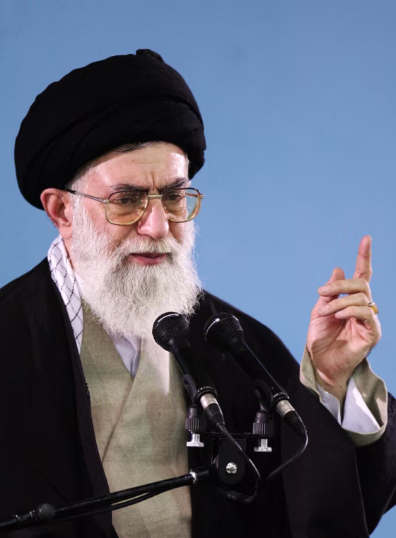 Iran's supreme leader Ayatollah Ali Kham
