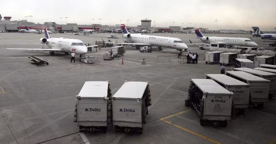 Planes were grounded in April at Atlanta's Hartsfield-Jackson Airport&nbsp;after a "suspicious device" was detected in a screening machine.