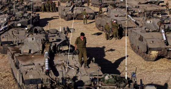 Israeli army tanks deploy 26 June 2006 n