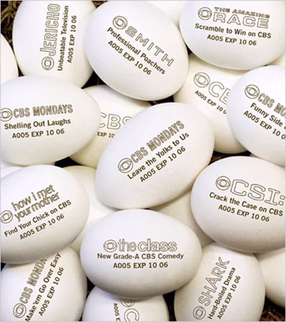 How do you like your CBS new season ads? Sunny-side up? Poached?