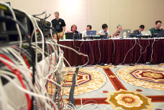 Leaders of organizations such as the U.S. Department of Justice, Microsoft, and Cisco Systems at a training session in Las Vegas. About 6,000 people will attend this week's&nbsp;Black Hat and Defcon conferences. 