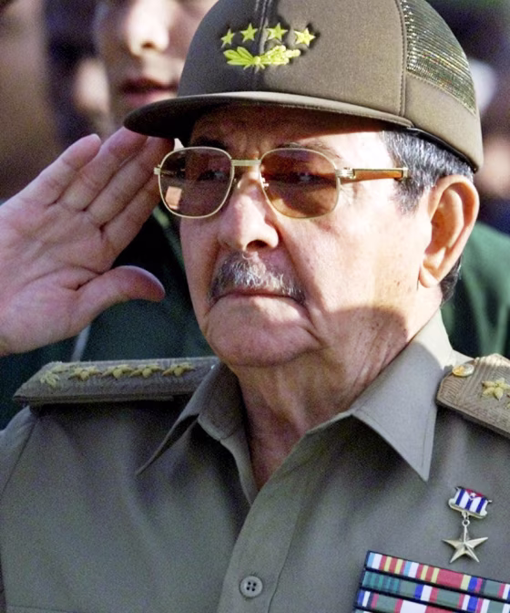 File photo of Cuba's defense minister and brother of Cuba's President Castro General Raul Castro during ceremony in Havana