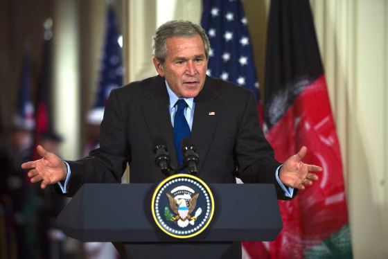 President Bush Holds Joint Press Conference With Afghan President Karzai