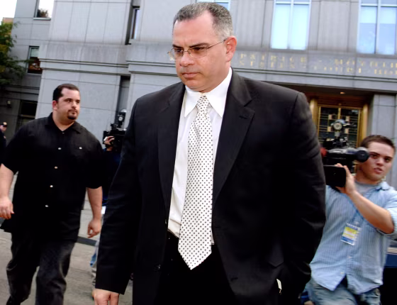 John "Junior" Gotti leaves federal court on Tuesday in New York.