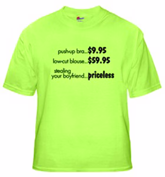 Racy T-shirts worn by teens push the limits of many school dress codes.