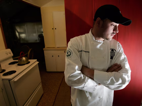Cameron Cuisiner is $43,000 in debt. And it wasn't a fancy car or credit cards that got the 24-year-old there, it was dreams of a catering career. 