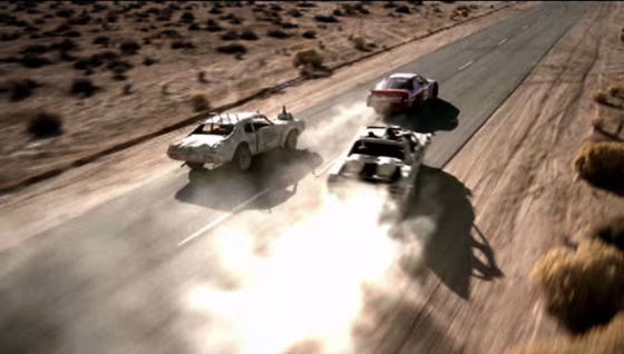 Racing star Dale Earnhardt Jr. will be featured in a wild apocalyptic chase scene in a&nbsp;Super Bowl ad&nbsp;for Budweiser, the&nbsp;biggest sponsor of the Feb. 4 game.