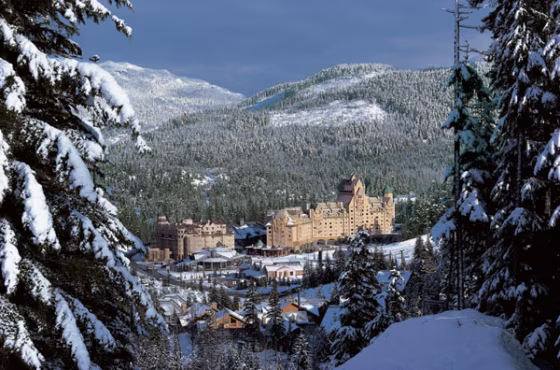 The Fairmont Chateau Whistler, situated at the base of Blackcomb Mountain in British Columbia, is consistently rated North America’s best ski destination.