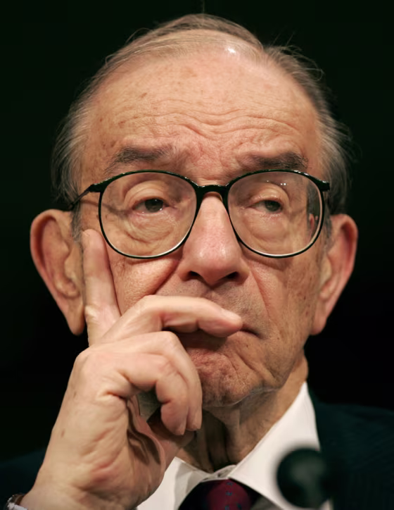 Former Federal Reserve chairman Alan Greenspan said that there are signs the current economic cycle is coming to an end.