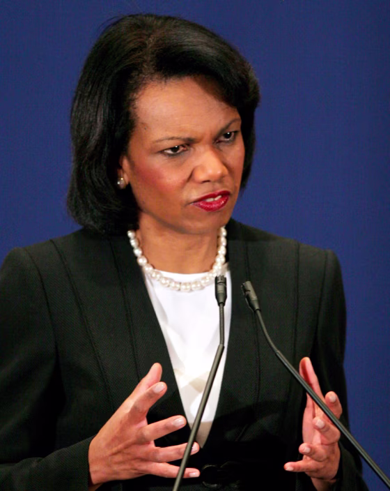 US Secretary of State Condoleezza Rice in Jerusalem