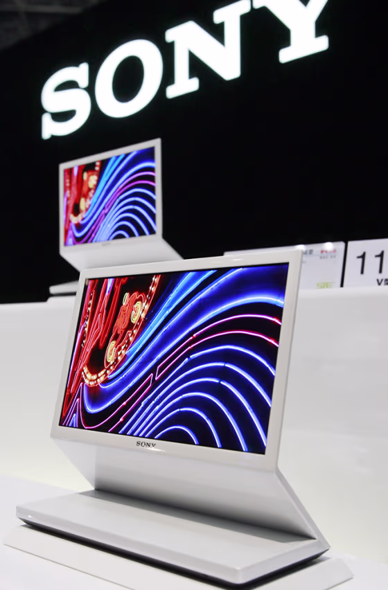 Japan's electronics giant Sony displays