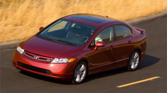 The Honda Civic sedan and coupe is one of the vehicles on the list.