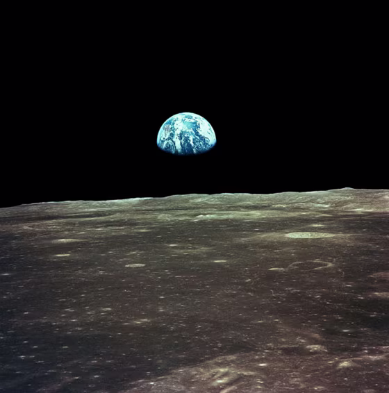 Space tourists are guaranteed a window view like no other from a lunar distance. Shown here is photo from Apollo 11 mission in 1969.