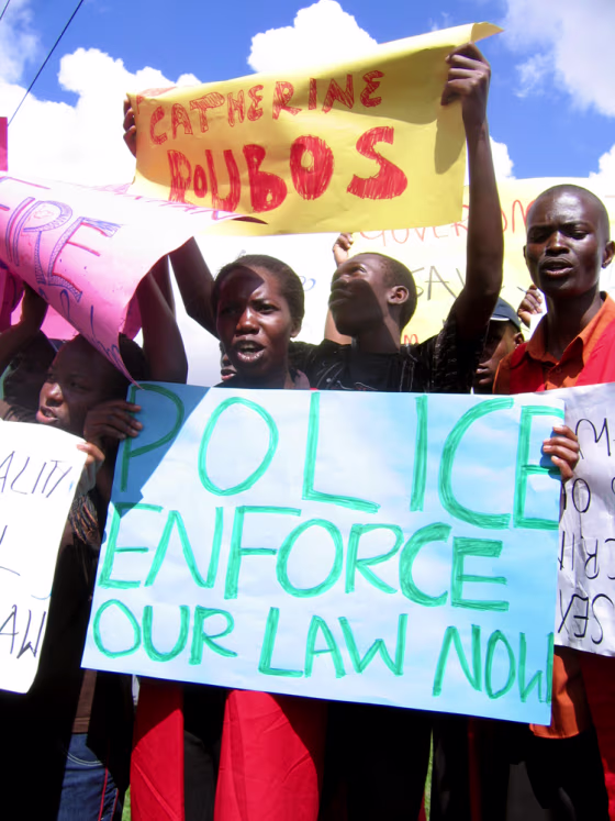 Protestors