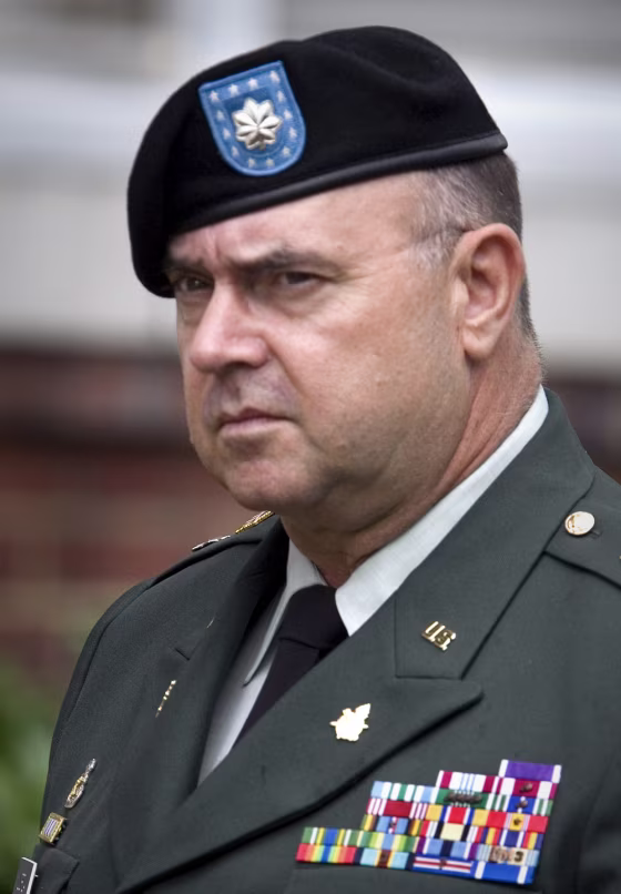 Lt. Col. Steven L. Jordan leaves proceed