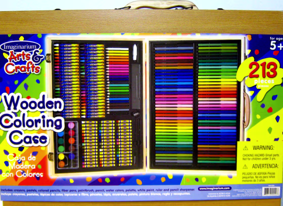Toys "R" Us is recalling this&nbsp;crayon and paint set made in China because the packaging of the wooden box contains lead, as does some of the watercolor paint within.