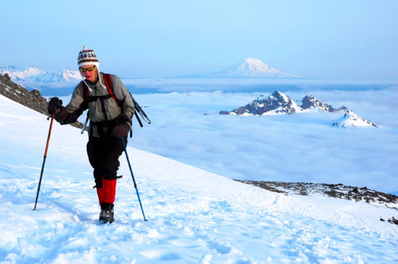 Hike to Washington’s 14,411-foot Mt. Ranier with I’m In’s! Hearty Hiker Girls’ Mountaineering Adventure. Don’t worry too much about preparation. In addition to a four-hour warm-up hike, day one includes a stop to stock up on provisions at a general store in Ashford Wash. As for the main event, trek the Disappointment Cleaver Trail — an imposing summit where people have died trying — and that makes success all the more worthy an endeavor.
