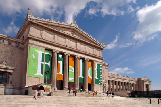 Originally founded to house the of collection of the World's Columbian Exposition of 1893, the Field Museum is now part of a downtown, lakefront Museum Campus that includes the John G. Shedd Aquarium and the Adler Planetarium. (Its namesake is benefactor Marshall Field, of Chicago department store fame.) The Field's current Darwin exhibition showcases the Beagle-Voyager's achievements. 