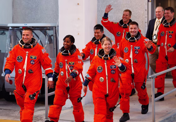 Space Shuttle Astronauts Prepare For Discovery Launch