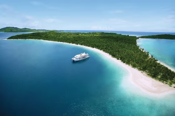 Spend seven days island-hopping on the Fiji Princess through that country’s remote Mamanuca and Yasawa Group archipelagoes, where untouched coral cays make for electric snorkeling and prime beach-side barbecues.