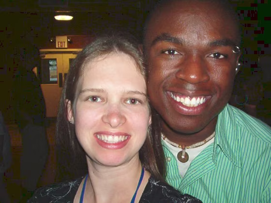 This is a picture of Ryan and myself taken at Camp Big Heart this past summer.