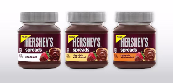 A new line of chocolate spreads by Hershey