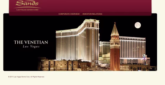 Image: Las Vegas Sands website