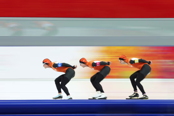 Image: Speed Skating - Winter Olympics Day 14