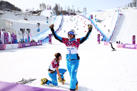 Image: Snowboard - Winter Olympics Day 15
