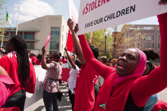 Image: Protesters Rally For Return Of Nigerian Girls