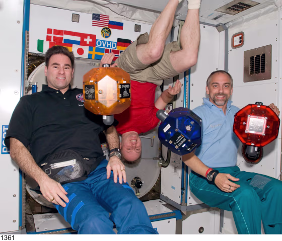 Image: Spacefliers and SPHERES