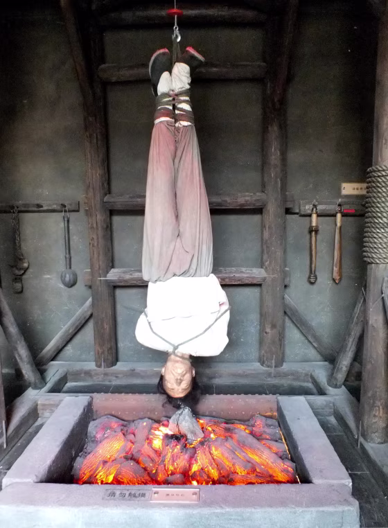Exhibition Of Torture Instruments In Jiangsu