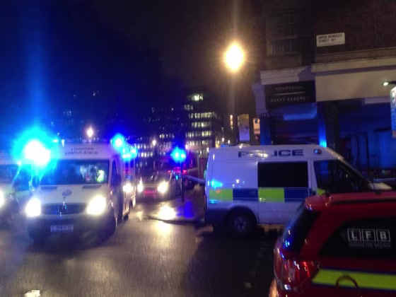  A gas explosion occurred at the five-star Hyatt Regency's The Churchill hotel in London on Nov. 21.