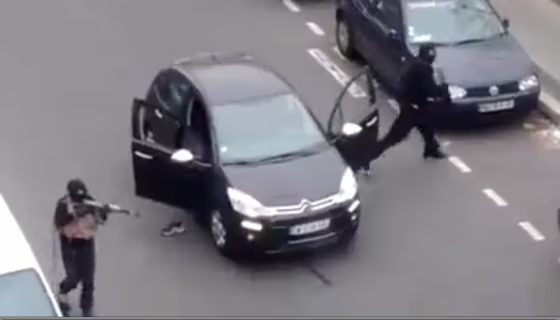 Image: Massacre At French Magazine Office - Paris