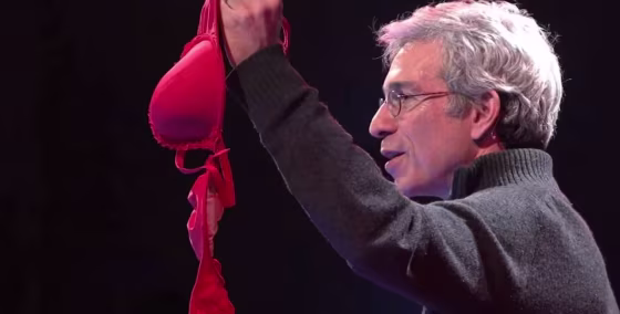 Image: Marc Abrahams with bra