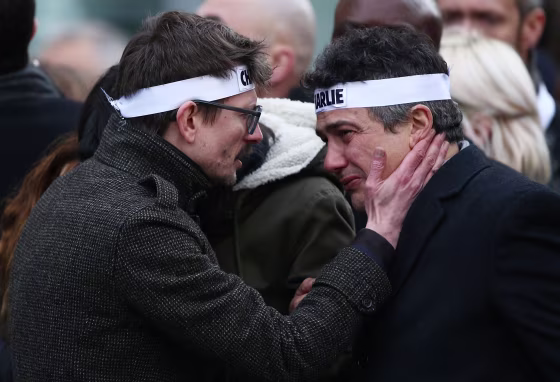 Image: Mass Unity Rally Held In Paris Following Recent Terrorist Attacks