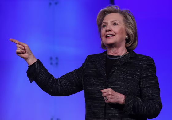 Image: Hillary Clinton Addresses Watermark Silicon Valley Conference For Women