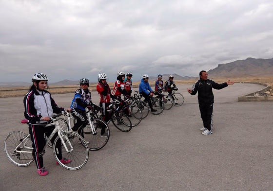 Image: Afghanistan's Women Cyclists