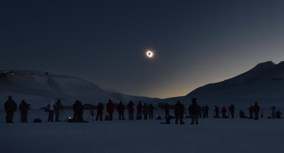 Image: NORWAY-ASTRONOMY-SOLAR-ECLIPSE