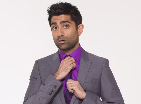 Saurin Choksi preps to host another episode of White Guy Talk Show. 