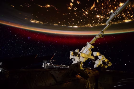Scott Kelly Northern Lights NASA