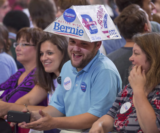 Image: Bernie Sanders, Tyson Miller